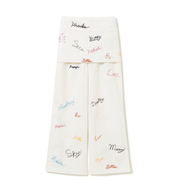 BEAMSBOY「エンブロ エプロン パンツ」|チノ|