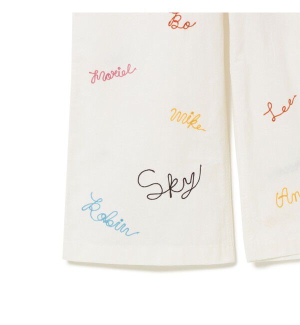 BEAMSBOY「エンブロ エプロン パンツ」|チノ|