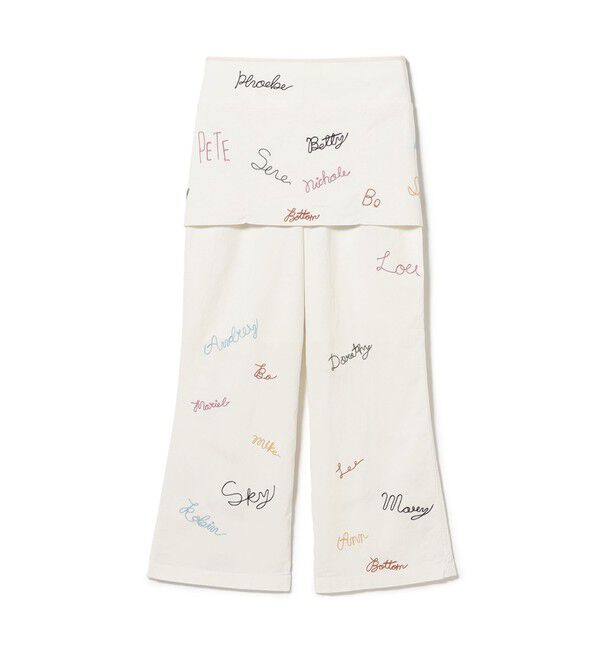 BEAMSBOY「エンブロ エプロン パンツ」|チノ|