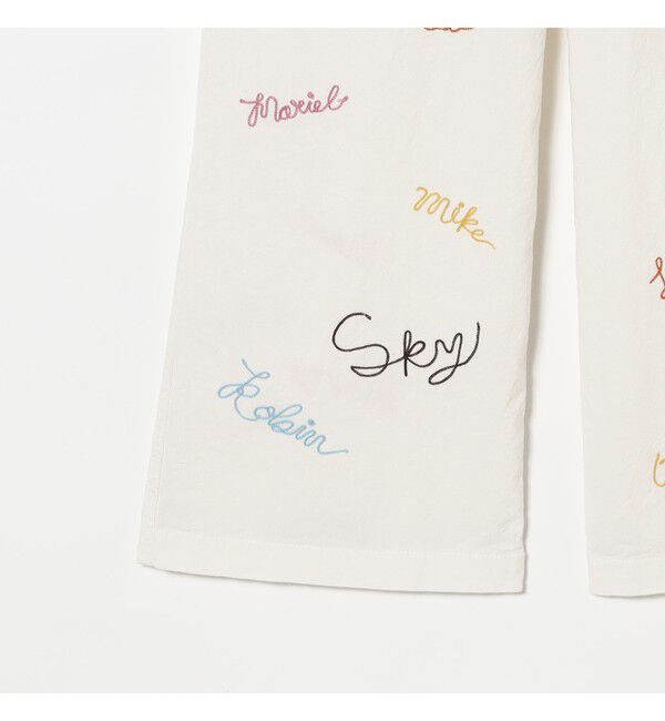 BEAMSBOY「エンブロ エプロン パンツ」|チノ|