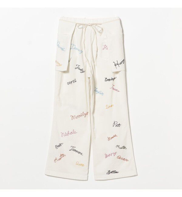 BEAMSBOY「エンブロ エプロン パンツ」|チノ|