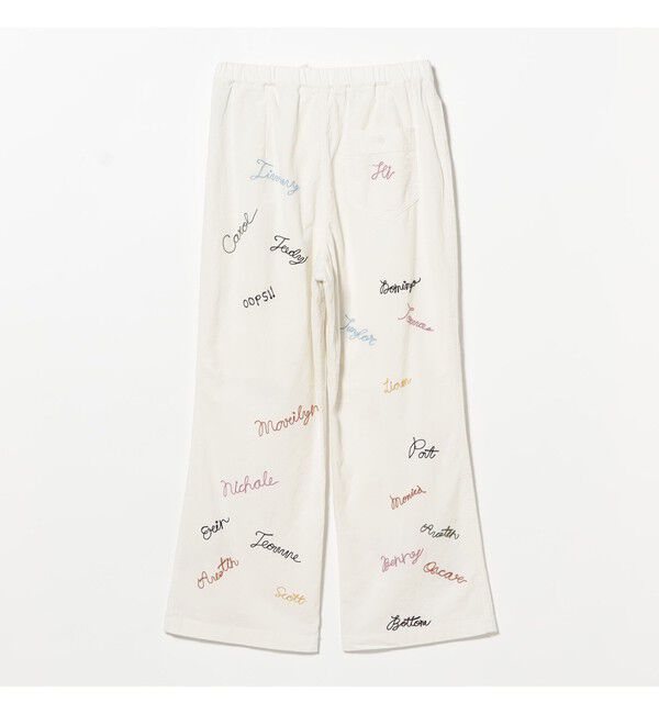 BEAMSBOY「エンブロ エプロン パンツ」|チノ|