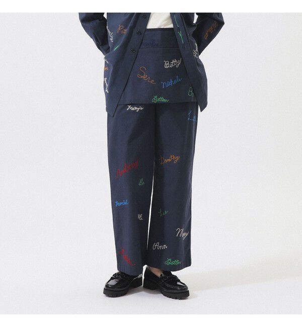 BEAMSBOY「エンブロ エプロン パンツ」|チノ|