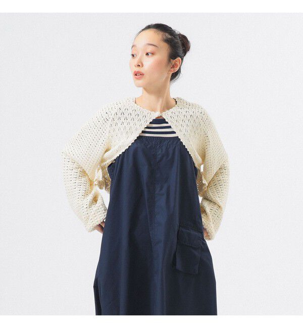 BEAMSBOY「レース ニット ボレロ」|ニット・セーター|