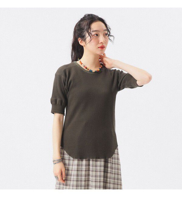 BEAMSBOY「ダメージ サーマル Tシャツ」|Tシャツ・カットソー|OLIVE