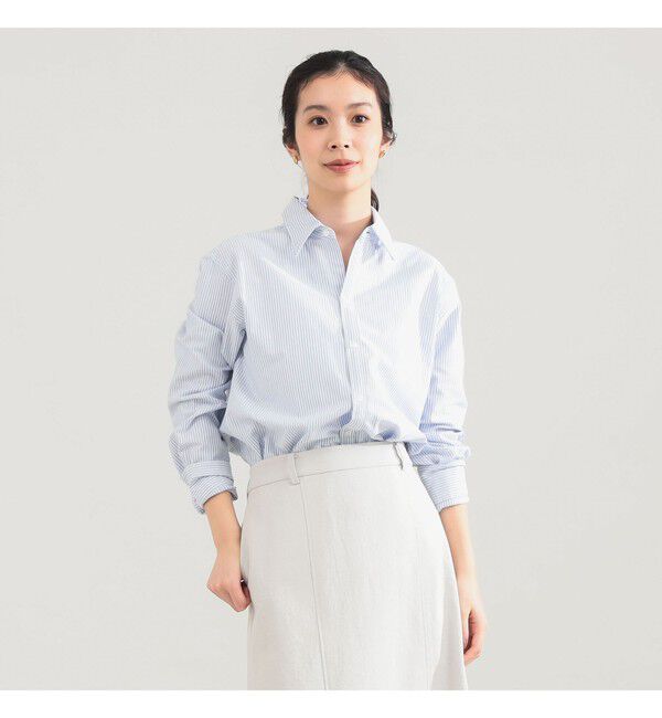 Demi-Luxe BEAMS 「AK+1 / コットン オックス シャツ」|シャツ・ブラウス|