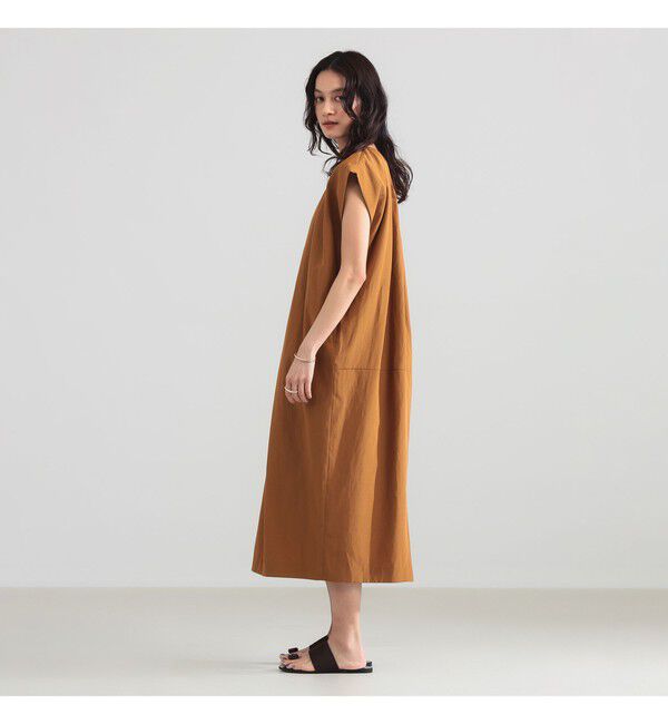 Demi-Luxe BEAMS 「リネン オーバー タック ワンピース」|ワンピース|