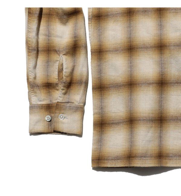 BEAMS PLUS「Open Collar Ombre」|シャツ・ブラウス|