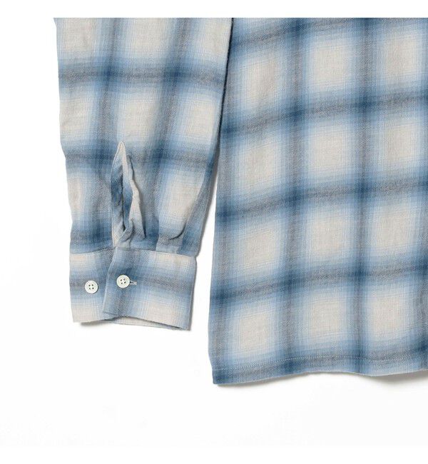 BEAMS PLUS「Open Collar Ombre」|シャツ・ブラウス|