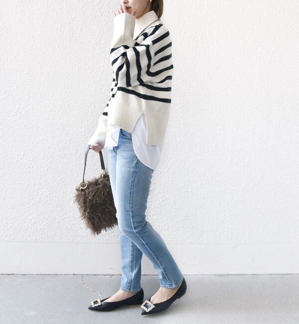 SHIPS for women「【WEB限定】スリム テーパード デニム」|その他|