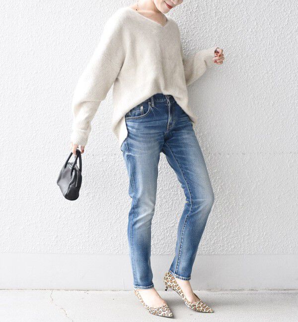 SHIPS for women「【WEB限定】スリム テーパード デニム」|その他|