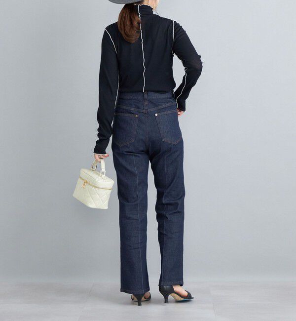 SHIPS for women「〈手洗い可能〉ドライタッチ リブ タートル」|Tシャツ・カットソー|