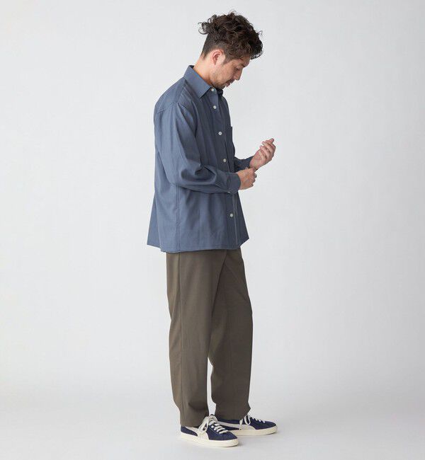 SHIPS「SHIPS:〈洗濯機可能/ストレッチ〉T/R トロピカル リラックス イージーパンツ」|チノ|