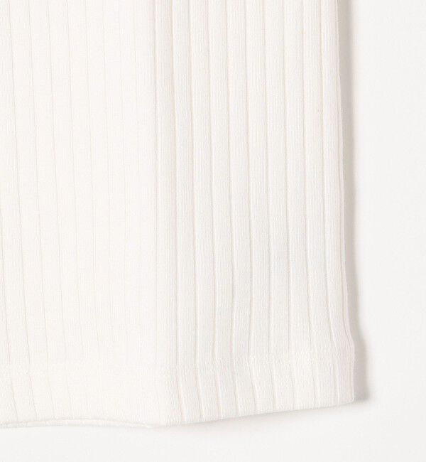 SHIPS any「《一部追加予約》SHIPS any:〈洗濯機可能〉テレコ リブ ハーフスリーブ TEE」|Tシャツ・カットソー|