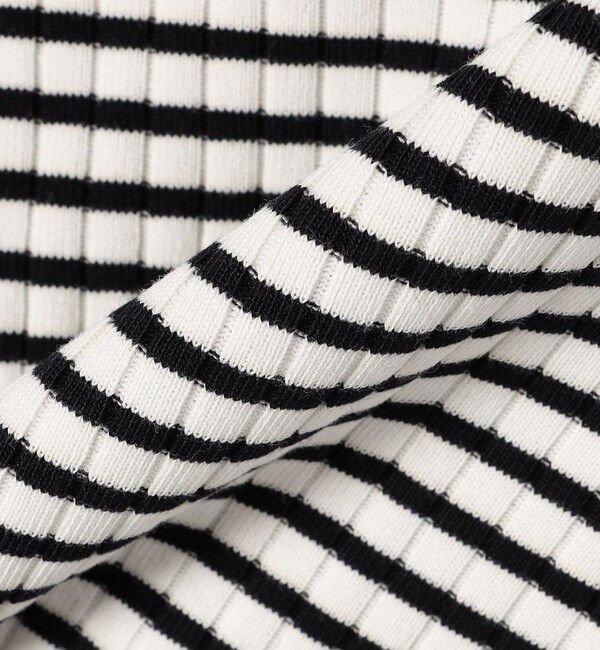 SHIPS any「《一部追加予約》SHIPS any:〈洗濯機可能〉テレコ リブ ハーフスリーブ TEE」|Tシャツ・カットソー|