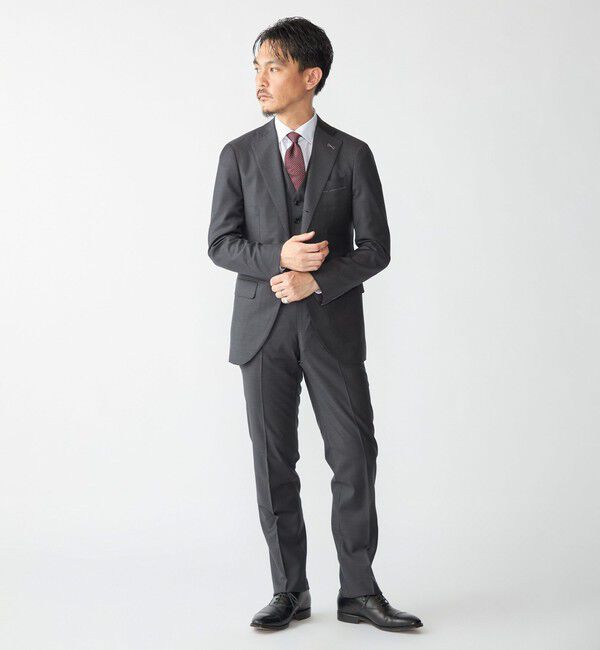 SHIPS「SHIPS: LORO PIANA FABRIC オーストラリス 無地 ベスト」|ベスト・ジレ|