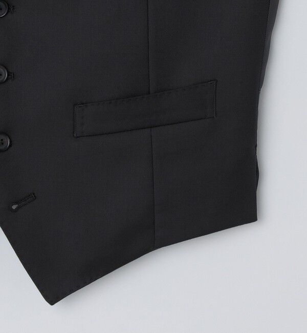 SHIPS「SHIPS: LORO PIANA FABRIC オーストラリス 無地 ベスト」|ベスト・ジレ|