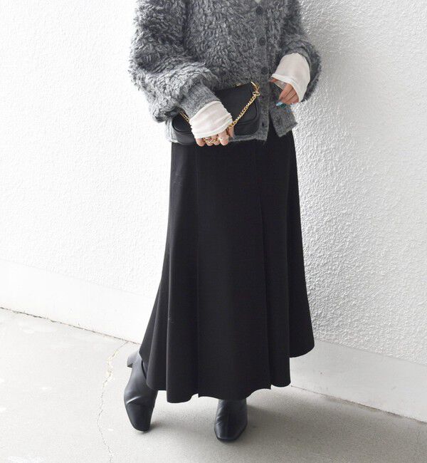 SHIPS any「SHIPS any: エア ニードル タック ミディ スカート」|スカート|