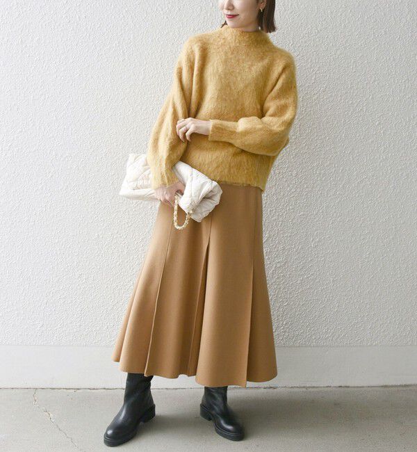 SHIPS any「SHIPS any: エア ニードル タック ミディ スカート」|スカート|