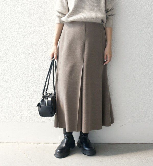 SHIPS any「SHIPS any: エア ニードル タック ミディ スカート」|スカート|