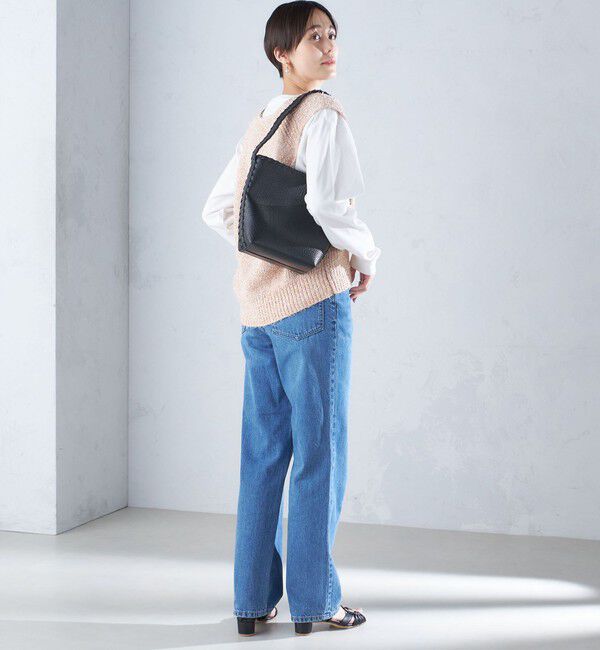 SHIPS for women「〈手洗い可能〉カール ヤーン スパンコール ベスト 24SS ◇」|ベスト・ジレ|