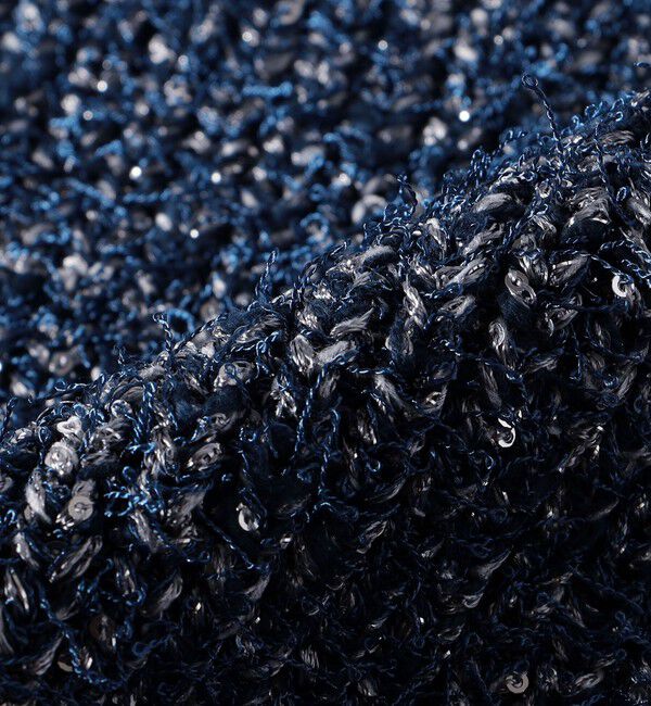 SHIPS for women「〈手洗い可能〉カール ヤーン スパンコール ベスト 24SS ◇」|ベスト・ジレ|