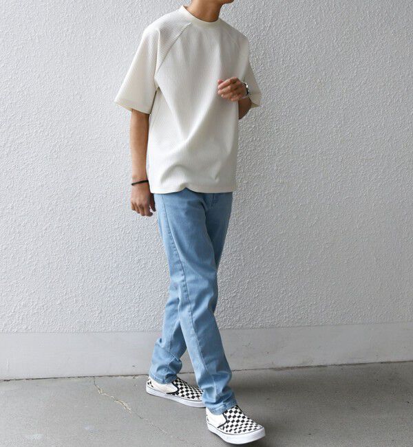 SHIPS any「SHIPS any: ベターコットン ストレッチ スリム テーパード デニム イージー パンツ◇」|デニム|