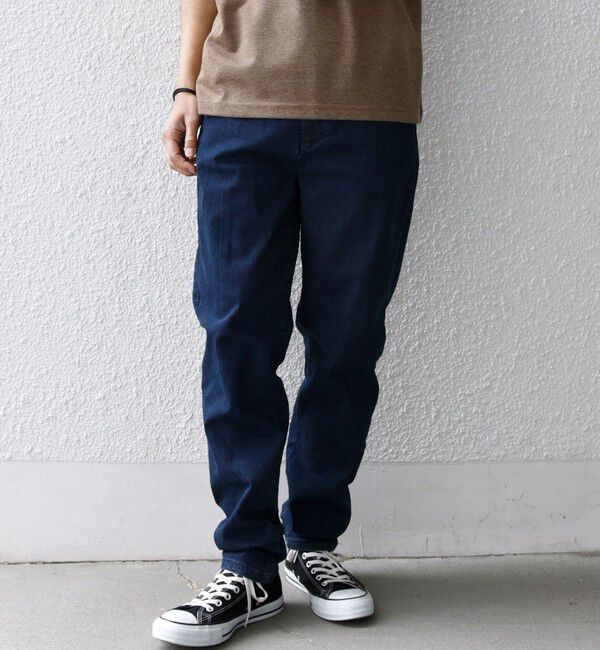 SHIPS any「SHIPS any: ベターコットン ストレッチ スリム テーパード デニム イージー パンツ◇」|デニム|