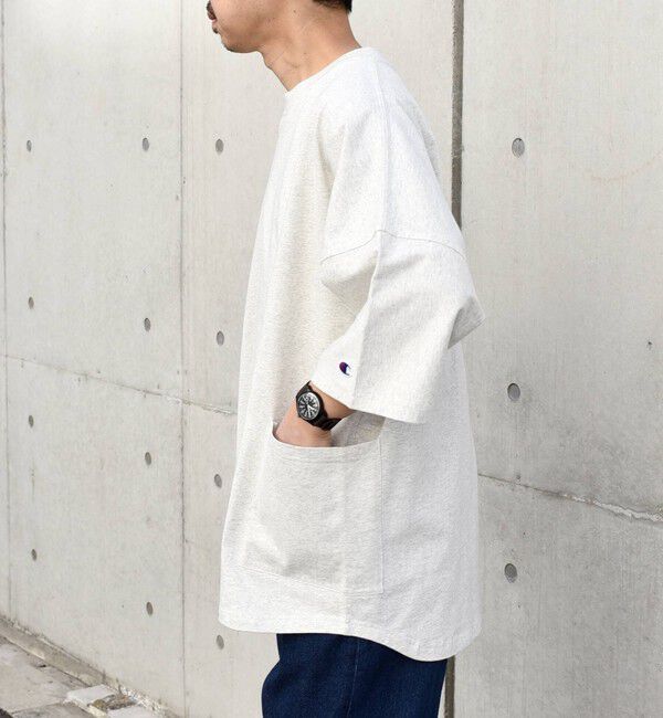 SHIPS any「【SHIPS any別注】Champion: ドルマン キャンプポケット Tシャツ 25SS◇」|Tシャツ・カットソー|