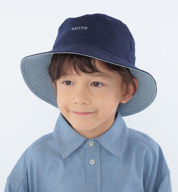 SHIPS KIDS「SHIPS KIDS:コットン リバーシブル ハット」|ハット|