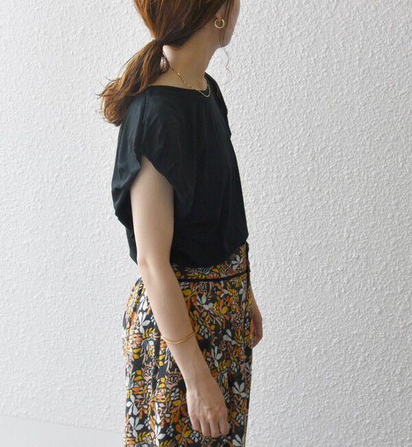 SHIPS any「SHIPS any:〈洗濯機可能〉タックスリーブ デザイン TEE」|Tシャツ・カットソー|