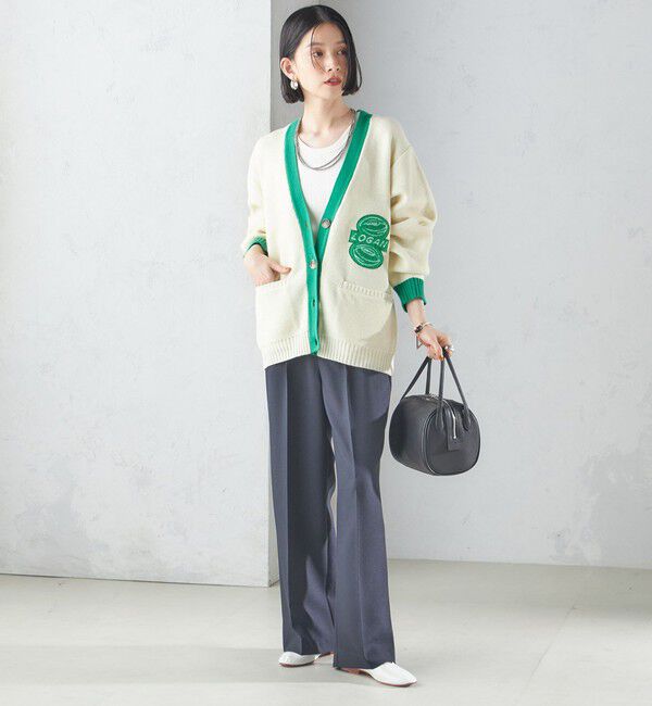 SHIPS for women「〈手洗い可能〉シャーク ツイード タック パンツ」|その他|