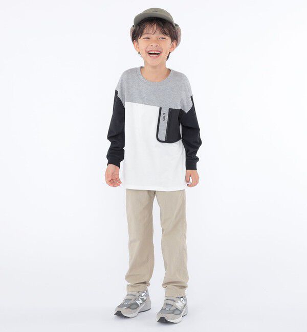 SHIPS KIDS「SHIPS KIDS:100～130cm /〈接触冷感/UVカット〉長袖 TEE」|Tシャツ・カットソー|