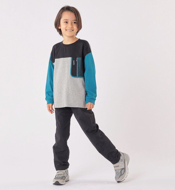 SHIPS KIDS「SHIPS KIDS:100～130cm /〈接触冷感/UVカット〉長袖 TEE」|Tシャツ・カットソー|