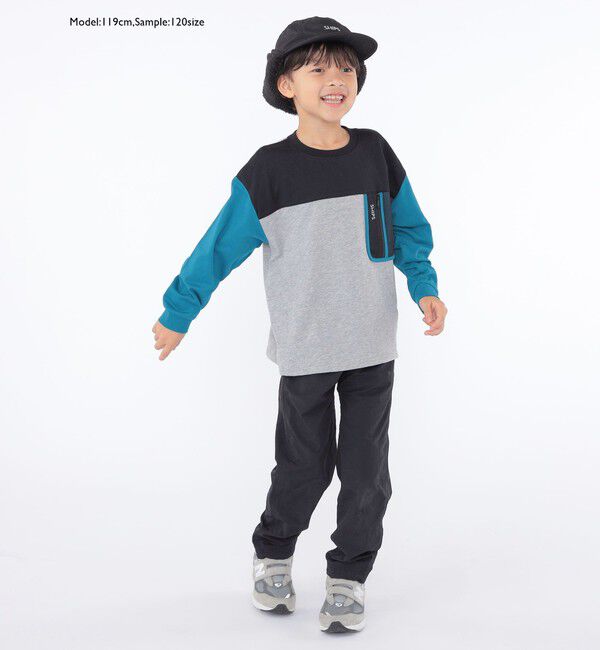 SHIPS KIDS「SHIPS KIDS:100～130cm /〈接触冷感/UVカット〉長袖 TEE」|Tシャツ・カットソー|