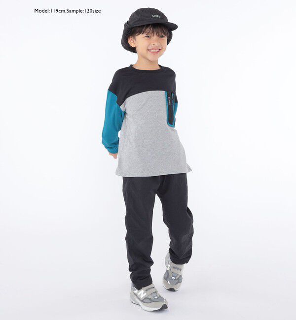 SHIPS KIDS「SHIPS KIDS:100～130cm /〈接触冷感/UVカット〉長袖 TEE」|Tシャツ・カットソー|