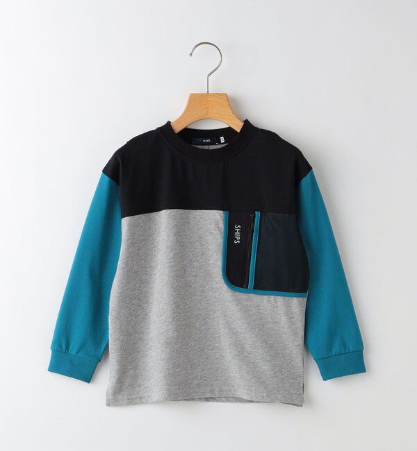 SHIPS KIDS「SHIPS KIDS:100～130cm /〈接触冷感/UVカット〉長袖 TEE」|Tシャツ・カットソー|