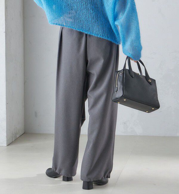 SHIPS for women「〈手洗い可能〉メランジ ツイル ドロスト パンツ」|その他|