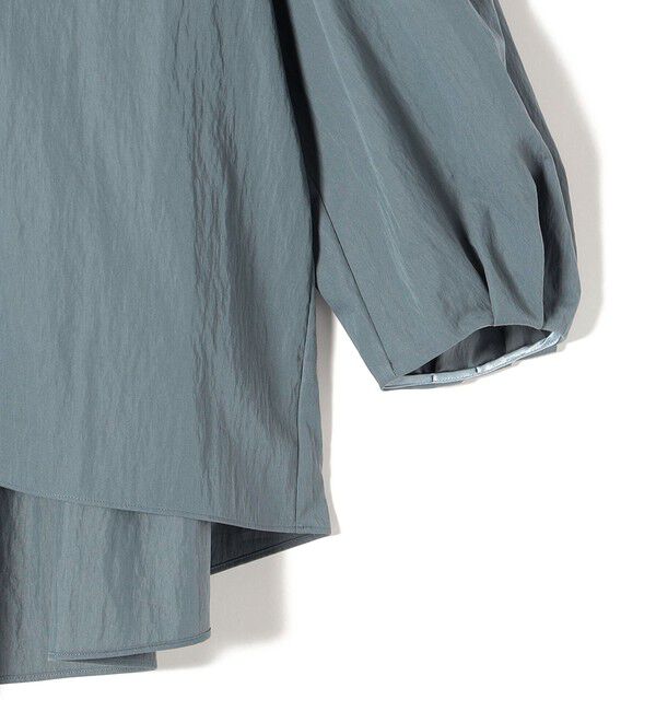 SHIPS for women「〈手洗い可能〉綿 ナイロン バック リボン ブラウス」|シャツ・ブラウス|