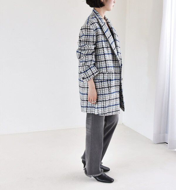 quaranciel「quaranciel: ツイード オーバー テーラード ジャケット」|テーラードジャケット|