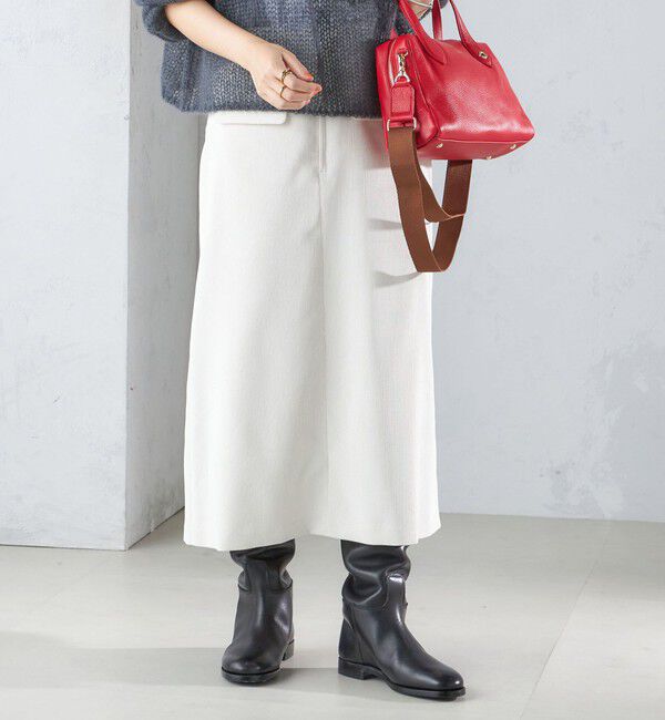 SHIPS for women「〈洗濯機可能〉コーデュロイ セミフレア スカート」|スカート|