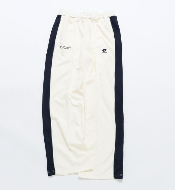 SHIPS「【City Ambient Products別注】LOTTO: TRACK PANT」|チノ|アイボリー