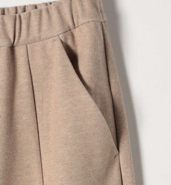 quaranciel「quaranciel:〈手洗い可能〉ウォーム ジャージー セミフレア イージー パンツ」|その他|