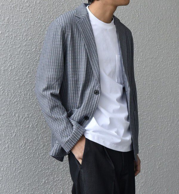 SHIPS any「SHIPS any:〈洗濯機可能〉TEXBRID(R) ワッフル ニッティング ジャケット◇」|テーラードジャケット|