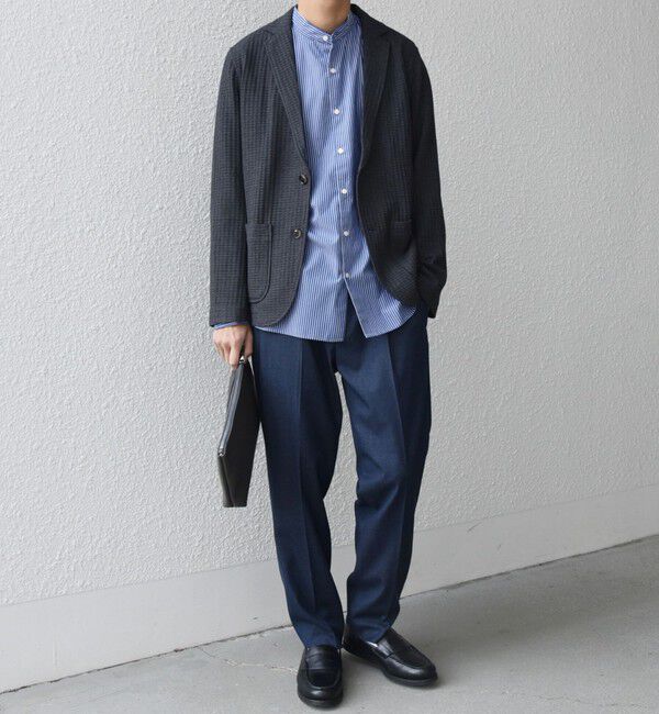 SHIPS any「SHIPS any:〈洗濯機可能〉TEXBRID(R) ワッフル ニッティング ジャケット◇」|テーラードジャケット|