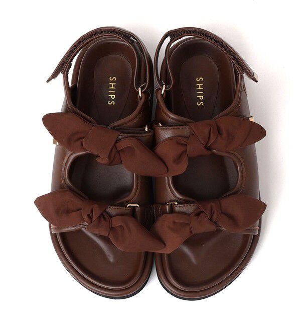 SHIPS for women「2WAY リボン サンダル」|サンダル|