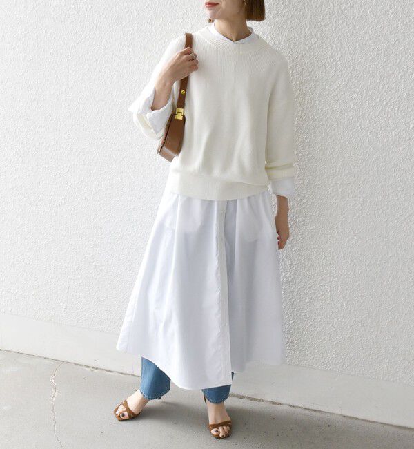 SHIPS any「SHIPS any:〈洗濯機可能〉タイプライター スタンドカラー シャツ ワンピース」|ワンピース|