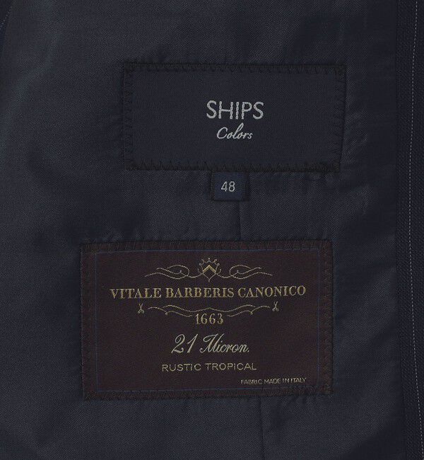 SHIPS Colors 「SHIPS Colors:CANONICO  スーツ ジャケット(セットアップ対応可能)」|テーラードジャケット|
