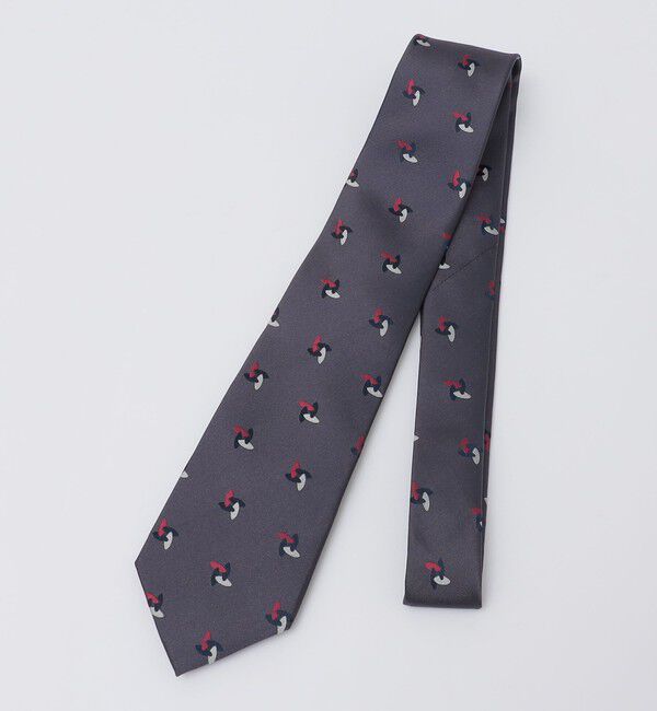 SHIPS Colors 「SHIPS Colors:シルク ジオメトリック ネクタイ」|ネクタイ・蝶ネクタイ|プラム