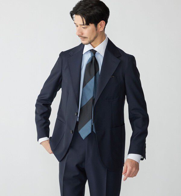 SHIPS「【SHIPS別注】Errico Formicola: ウール/モヘヤ トロピカル ジャケット」|テーラードジャケット|